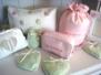 Luxurious Pure Linen Toiletry and Make Up Bags